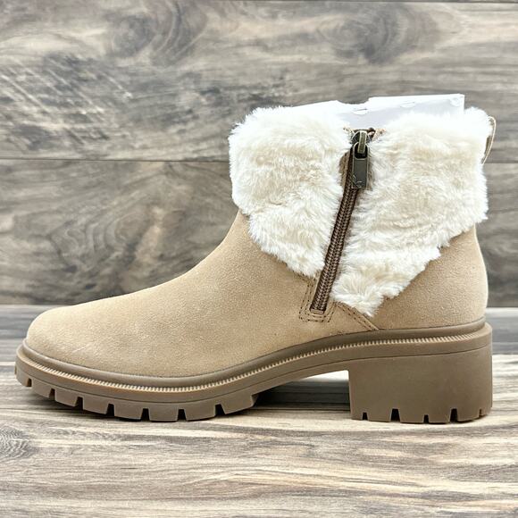 NIB Koolaburra by UGG Berea Fuzz Orthodite Ankle Boots Suede 9 Amphora - Picture 6 of 12